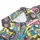 Urban DJ Gorillas, 80s 90s Music Scene, Geometric Mosaic Sporty Sublimation Print Men's Polo Shirt (Lightweight) - 4