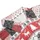 Red White Black Reindeer Starburst Snowflakes Sporty Geometric Mosaic Tile Design Men's Polo Shirt (Lightweight) - 4