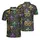 Mardi Gras Masks, Purple Cocktails, Fleur-de-Lis, Gold Green Beads Sublimation Pattern Men's Polo Shirt (Lightweight) - 1