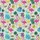 Pink Flamingo Mardi Gras Mask Saxophone Swirling Foliage Confetti Dot Fabric Print Men's Polo Shirt (Lightweight) - 5