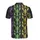 Crayfish Motif Repeating Vertical Columns Multi-Color Etched Detailed Aquatic Pattern Men's Polo Shirt (Lightweight) - 3