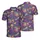 Carnival Masks Feathers Drums Maracas Trumpets Fleur-De-Lis Sublimation Fabric Pattern Men's Polo Shirt (Lightweight) - 1