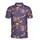Carnival Masks Feathers Drums Maracas Trumpets Fleur-De-Lis Sublimation Fabric Pattern Men's Polo Shirt (Lightweight) - 2