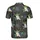 Mardi Gras Pelican Crown, Fleur-de-Lis & Feathered Hat Design: Gold Mosaic Accents Men's Polo Shirt (Lightweight) - 3