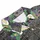 Mardi Gras Pelican Crown, Fleur-de-Lis & Feathered Hat Design: Gold Mosaic Accents Men's Polo Shirt (Lightweight) - 4
