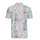 Western Floral Pattern: Pink Blue Boots Hats Daisy Seamless Full Coverage Print Men's Polo Shirt (Lightweight) - 3