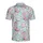 Western Floral Pattern: Pink Blue Boots Hats Daisy Seamless Full Coverage Print Men's Polo Shirt (Lightweight) - 2