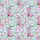 Western Floral Pattern: Pink Blue Boots Hats Daisy Seamless Full Coverage Print Men's Polo Shirt (Lightweight) - 5