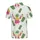 Legged Pineapple Cocktail Tiki Mug Pattern: Etched Tropical Leaves Hibiscus Fabric Men's Polo Shirt (Lightweight) - 3