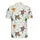 High Contrast Sea Turtle Hex Shells Orange Green Blue Maroon Stars Pattern Men's Polo Shirt (Lightweight) - 3