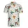 High Contrast Sea Turtle Hex Shells Orange Green Blue Maroon Stars Pattern Men's Polo Shirt (Lightweight) - 2