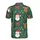 Santa Claus Reindeer Christmas Tree Red Plaid Bows Colorful Lights Textile Print Men's Polo Shirt (Lightweight) - _eX8jZupOd