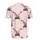Red Crawler Crane & Heart Mosaic: Sporty Heavy Equipment Vector Fabric Design Men's Polo Shirt (Lightweight) - 3