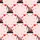 Red Crawler Crane & Heart Mosaic: Sporty Heavy Equipment Vector Fabric Design Men's Polo Shirt (Lightweight) - 5