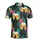Golden Beer Steins Froth Tropical Hibiscus Palm Leaf Dark High Contrast Design Men's Polo Shirt (Lightweight) - 8jxtCJUupL
