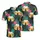 Golden Beer Steins Froth Tropical Hibiscus Palm Leaf Dark High Contrast Design Men's Polo Shirt (Lightweight) - Y8Se_GBTop