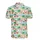 Santa Snowman Flamingo Polo: Tropical Beach Ocean Christmas High Contrast Scene Men's Polo Shirt (Lightweight) - 6OHCiexj8D
