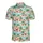 Santa Snowman Flamingo Polo: Tropical Beach Ocean Christmas High Contrast Scene Men's Polo Shirt (Lightweight) - j8Jdm7rfRm