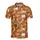 Thanksgiving Chef Pilgrim Turkey Pie Design, Autumn Maple Oak Leaves Sporty Print Men's Polo Shirt (Lightweight) - 2