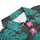 Seamless Edge-to-Edge Black Cat Golden Eye Tropical Leaf Hibiscus Fabric Print Teal Aqua Pink Men's Polo Shirt (Lightweight) - 4