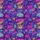 Bowling League Player Neon Pins Balls Club Text Purple Brick Wall Pattern Men's Polo Shirt (Lightweight) - 5