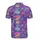 Bowling League Player Neon Pins Balls Club Text Purple Brick Wall Pattern Men's Polo Shirt (Lightweight) - lBIudY1knQ