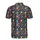Glowing Red Green Blue Yellow Magenta Light Bulb Star Deep Space Luminous Fabric Print Men's Polo Shirt (Lightweight) - 3