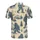 Sasquatch Forest Mountain Evergreen Hunt Feast Tan Dark Blue Indigo Art Men's Polo Shirt (Lightweight) - 3