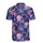 80s Fan Chrome Neon Text Gradients, Palm Boombox Starry Wireframe Nebula Textile Print Men's Polo Shirt (Lightweight) - 3