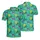 Seamless Balloon Animal Dog Purple Yellow Dark Green Pattern, Teal Sparkling Star Fabric Design Men's Polo Shirt (Lightweight) - X2zTFbbiEm