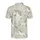 Equestrian Horse Poses Off-White Black Charcoal Wheat Stalks Grains Fabric Motif Men's Polo Shirt (Lightweight) - 3