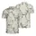Sporty Goat Fancier: Etching Domestic Goats, Wheat & Grass Sublimation Print Men's Polo Shirt (Lightweight) - 1