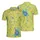Bowling League Player Neon Bowling Ball Pin Cocktail Citrus Mosaic Wearable Men's Polo Shirt (Lightweight) - 7maP4gdUWT