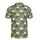 Olive Green Frothy Beer Mugs & Intertwined Rings Seamless Sporty Fabric Print Men's Polo Shirt (Lightweight) - 6RQCDyYuIo