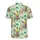 Sporty Tiki Mask Flamingo Pineapple Sea Turtle Palm Frond Hibiscus Cream Mosaic Pattern Men's Polo Shirt (Lightweight) - 3