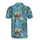 Teal Dragon, Ancient Book, Sword, Red Rose, Crescent Moon, Witch, Bat, Sun & Crystal Design Men's Polo Shirt (Lightweight) - uailI86RxL