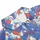 Blue Lobsters Red Tails: Detailed Claws Tie-Dye Swirl Intricate Textile Pattern Men's Polo Shirt (Lightweight) - 4