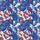 Blue Lobsters Red Tails: Detailed Claws Tie-Dye Swirl Intricate Textile Pattern Men's Polo Shirt (Lightweight) - 5