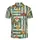 Feline Motorist Fabric Print: Cats Driving Vehicles Road Signs Distressed Sunburst Stars Men's Polo Shirt (Lightweight) - 2