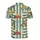 Feline Motorist Fabric Print: Cats Driving Vehicles Road Signs Distressed Sunburst Stars Men's Polo Shirt (Lightweight) - 3