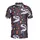 Sporty T-Rex Skull White Orange Yellow Bloom Teal Leaf Red Dot Pattern Design Men's Polo Shirt (Lightweight) - ZJkAM1jiLC