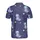 Astronaut Alien Light Blue-Grey Helmet Planet Rings Cosmic Starfield Swirl Design Activewear Men's Polo Shirt (Lightweight) - 3