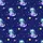 Astronaut Alien Light Blue-Grey Helmet Planet Rings Cosmic Starfield Swirl Design Activewear Men's Polo Shirt (Lightweight) - 5