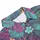 Stylized Roosters Retro Sunglasses Magenta Comb Tropical Hibiscus Polo Pattern Men's Polo Shirt (Lightweight) - 4