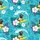 Dachshund Surfing Dog Yellow Surfboard Sunglasses Hibiscus Ocean Fabric Print Men's Polo Shirt (Lightweight) - 5
