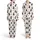 Matching Family Christmas Pajamas: Whimsical Black Cat, Poinsettia & Snowflake Design - Soft Poly Spandex Satin Pajamas Set - 1