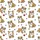Bulldog Lover Pajamas: Playful Fawn Cartoon Dog All-Over Print Cozy Sleep Set Satin Pajamas Set - 9