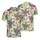 Bigfoot Hawaiian Ukulele Hula & Flamingo Tropical Leaf Conga Cat Full Coverage Print Men's Polo Shirt (Lightweight) - 1
