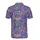 High Contrast Neon Casino Roulette Tables Playing Cards Dice 777 Jackpot Textile Graphic Men's Polo Shirt (Lightweight) - 3
