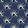 Bowler Sport Motion Pattern: Deep Navy Cream Black White Coral Pin Strike Mosaic Men's Polo Shirt (Lightweight) - 5